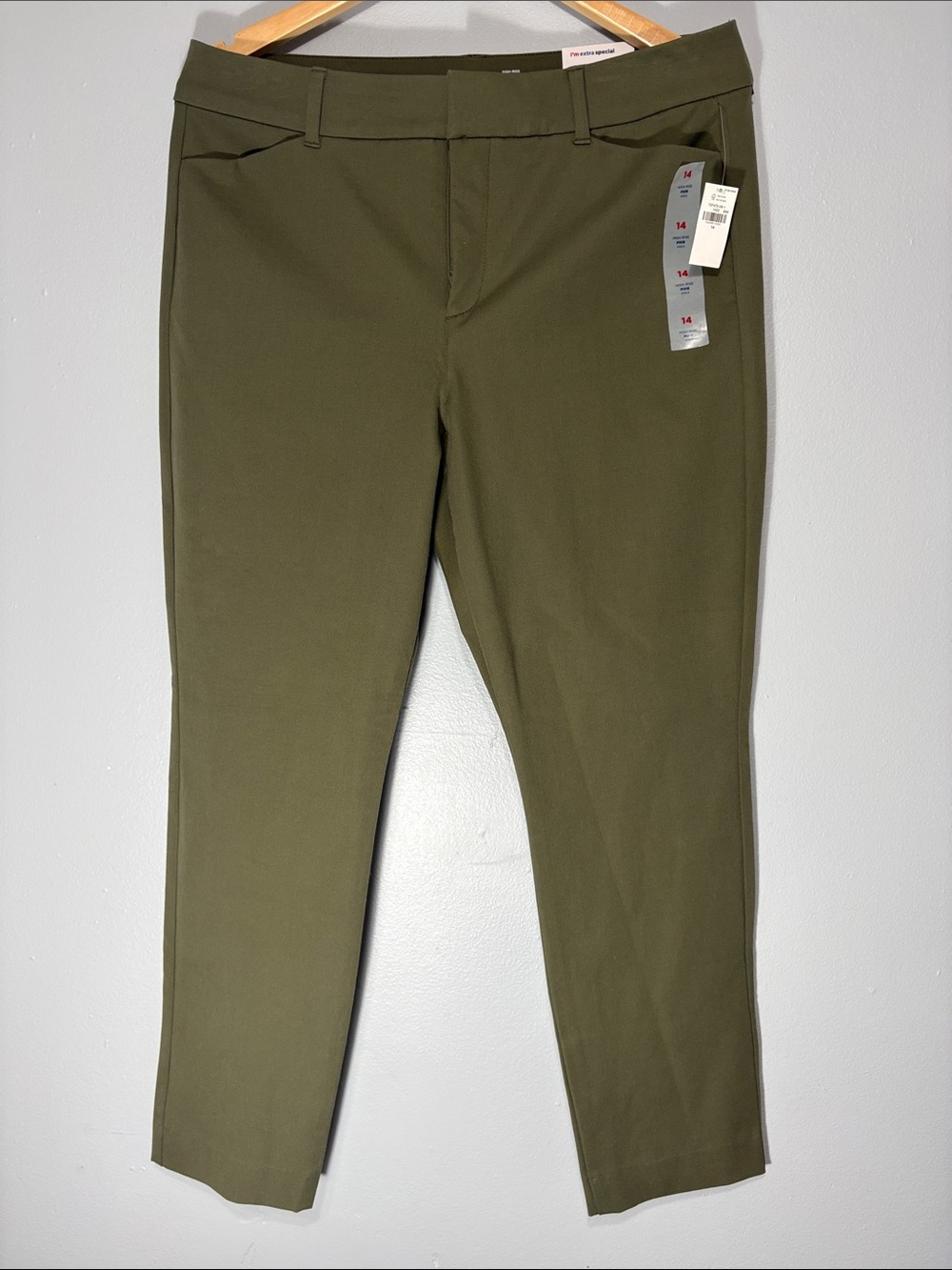Old Navy Olive Green Women's high rise pixie ankle size 14